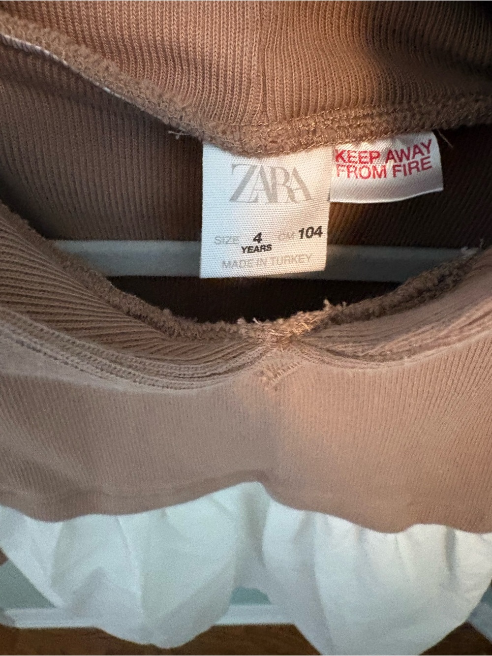 ZARA COMBINATION HOODED DRESS - Picture 6 of 8